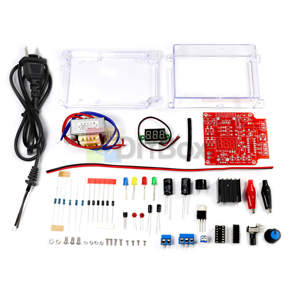 LM317 Adjustable Voltage Regulator Kit DC Power Supply DIY Electronic Parts