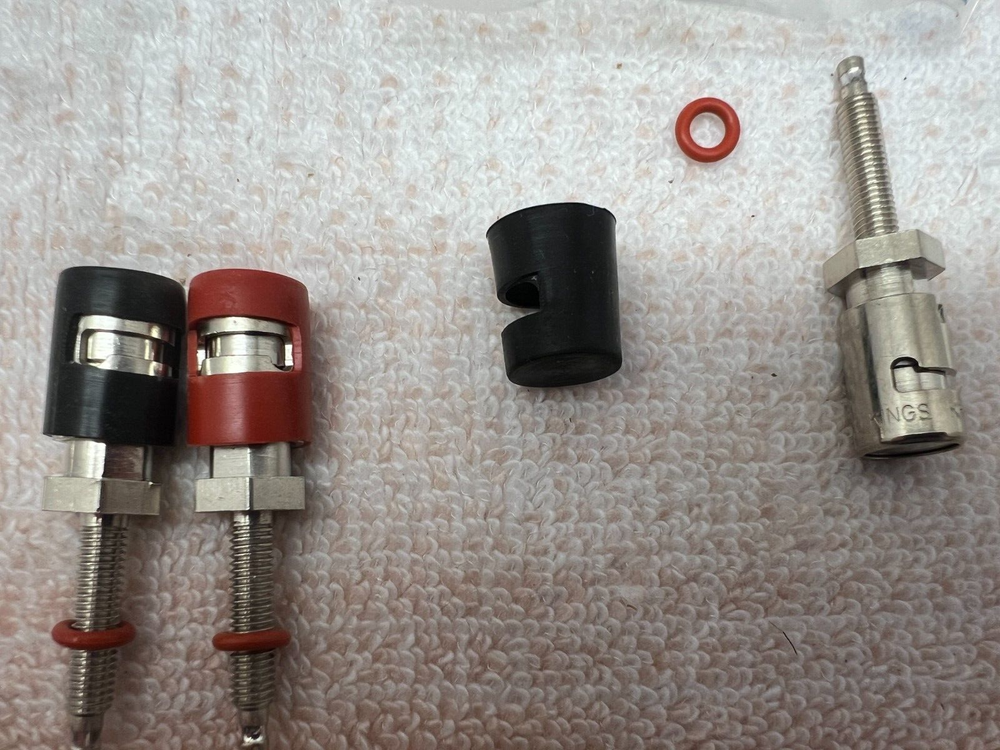 Terminal Connector Binding Post Push Type Spring Loaded Speaker Power Heavy Duty