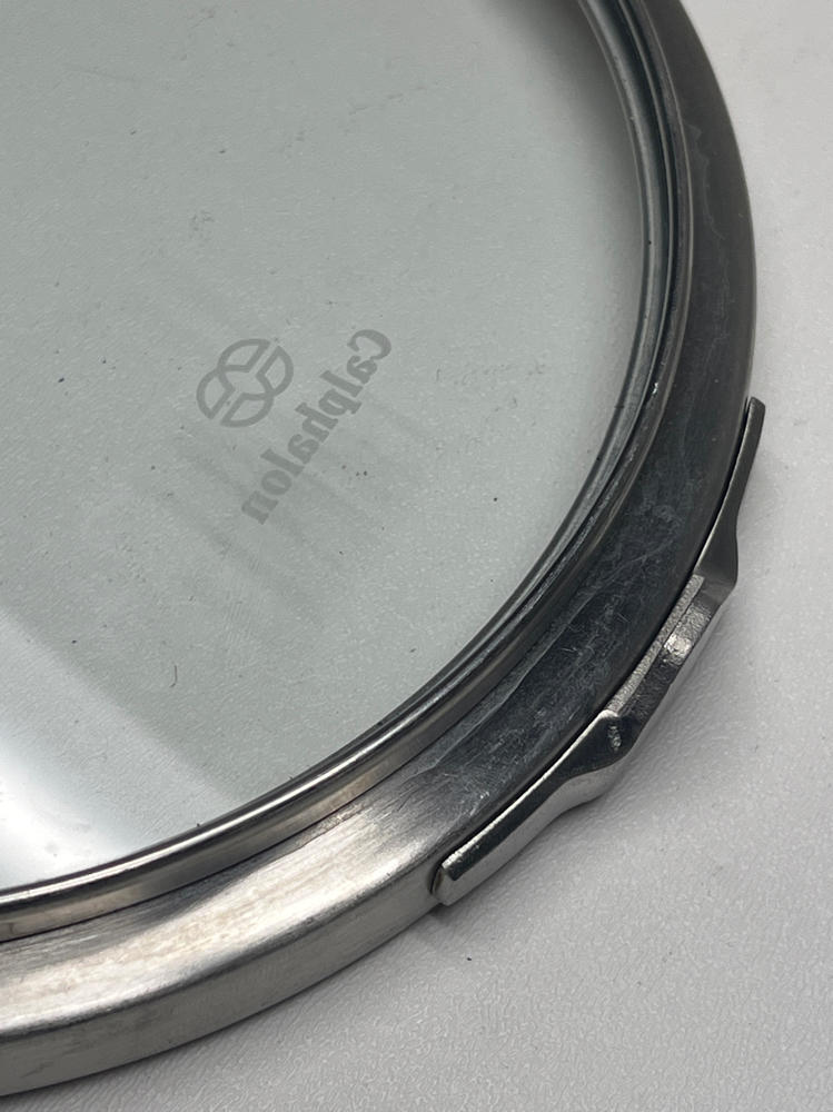 Calphalon Premier Space Saving Flat Glass Lid For 8" Pan Long Handle Replacement