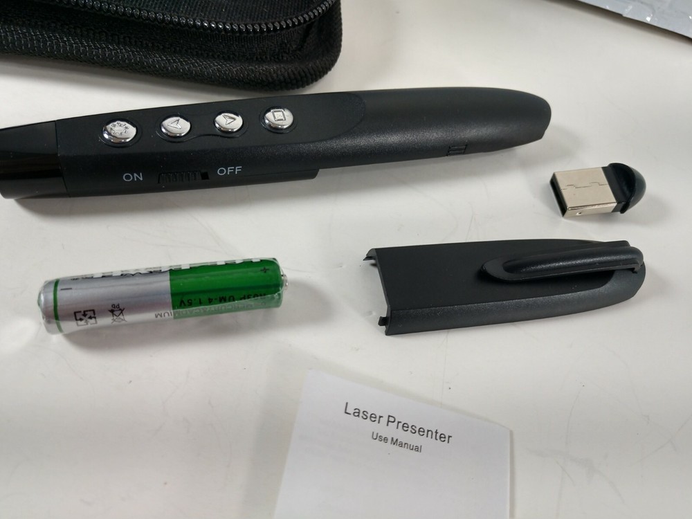 Wireless Presenter Laser Pointer Pen Remote Control For Powerpoint Presentation