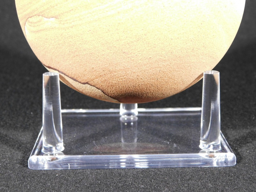 Heavy Duty THREE Post SPHERE Display Stand LARGER Size Clear Acrylic