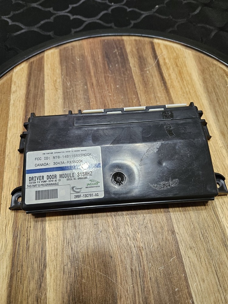 04-09 JAGUAR XJ8 X350 DOOR COMPUTER CONTROL MODULE FRONT LEFT SIDE OEM