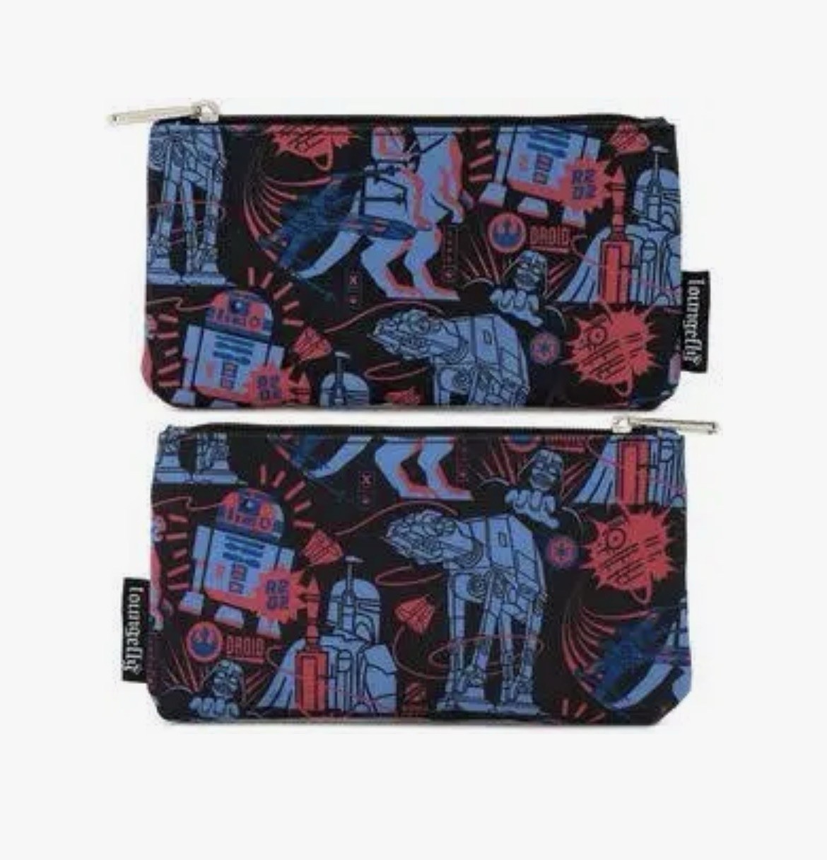 Loungefly Star Wars Empire Strikes Back 40TH Anniversary Zipper Pouch Bag NWOT