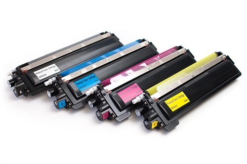Compatible for TN210 Toner Set, B/C/M/Y.