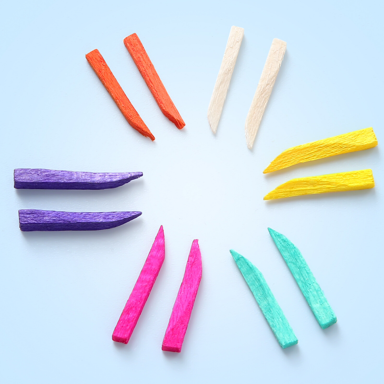 100/Box JMU Dental Wooden Interdental Wedges Contoured Matrices Wedges Tooth Gap