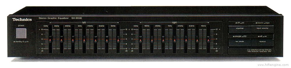 Technics SH-8038 Equalizer Knob, Band Level Control Knob SBWK28 With LED