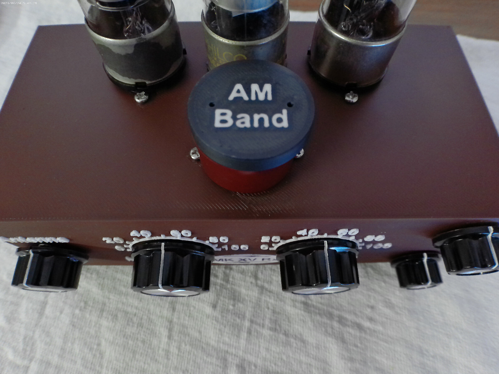 SCHEMATIC ONLY British Mark XV Spy Radio 1943 (AM Band to 13.5 MHZ)