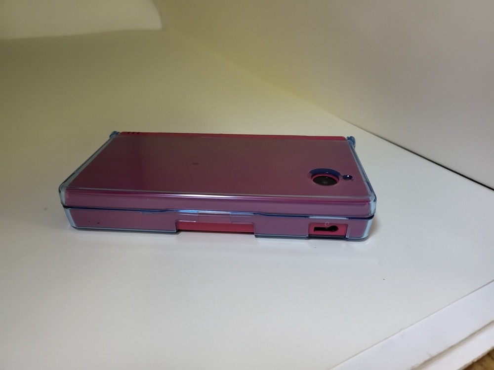 NEW Transparent Clear Blue Shell Case W/Screen protectors for Nintendo DSi #E4
