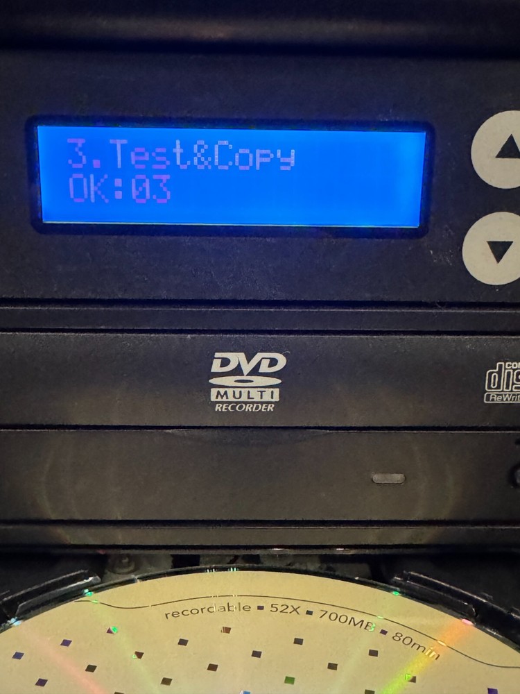Recordex DVD-5-H 5 Bay DVD Duplicator - Tested and Working