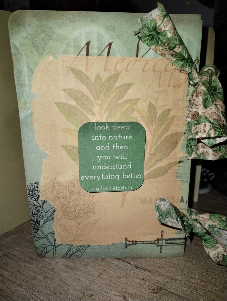 Herbalist Junk Journal Scrapbook USA