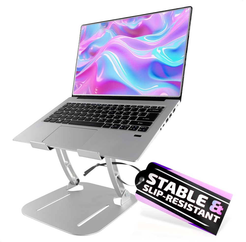 Laptop Stands Height & Angle Adjustable Computer Stand for Laptop -Portable C...