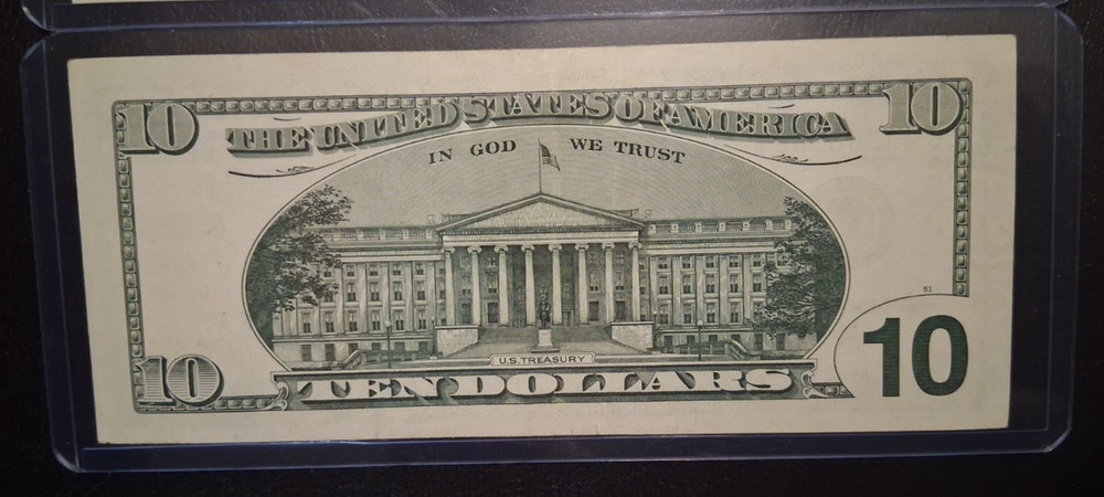 US TEN and FIVE DOLLARS 2001-2003 VF/AU