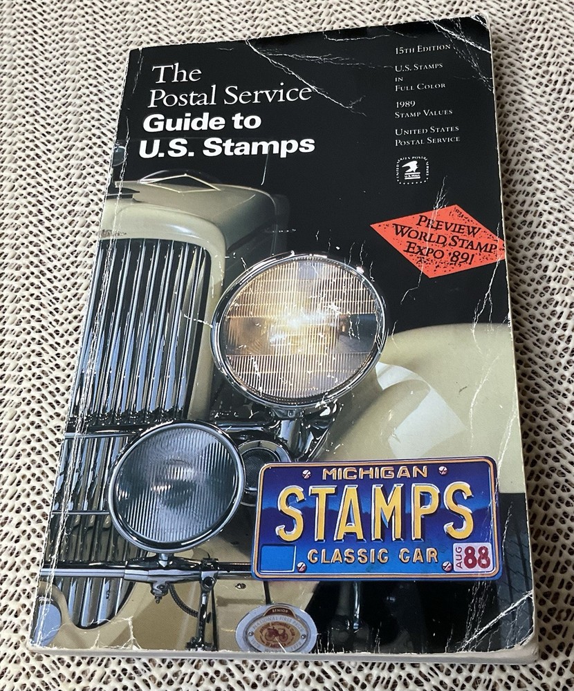 The Postal Service Guide to U.S. Stamps 15th Edition (1988) Fair Condition