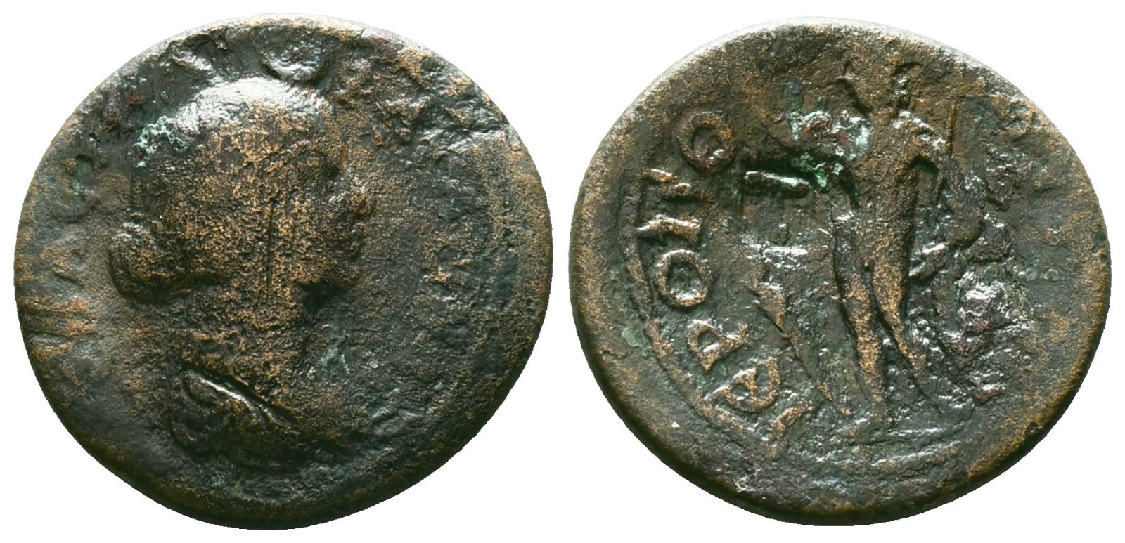 Cilicia. Hierapolis - Kastabala. Faustina II AD 147-175. *C/M* Æ 28mm. a3401