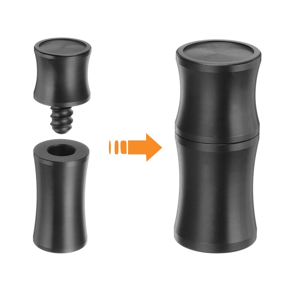 1 Pcs Pool Cue Joint Protector 5/16x8, Billiard Cue Joint Thread Cap, Black