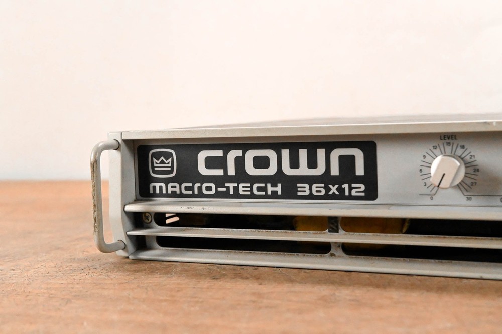Crown Macro-Tech 36x12 2-Channel Power Amplifier CG01VRX