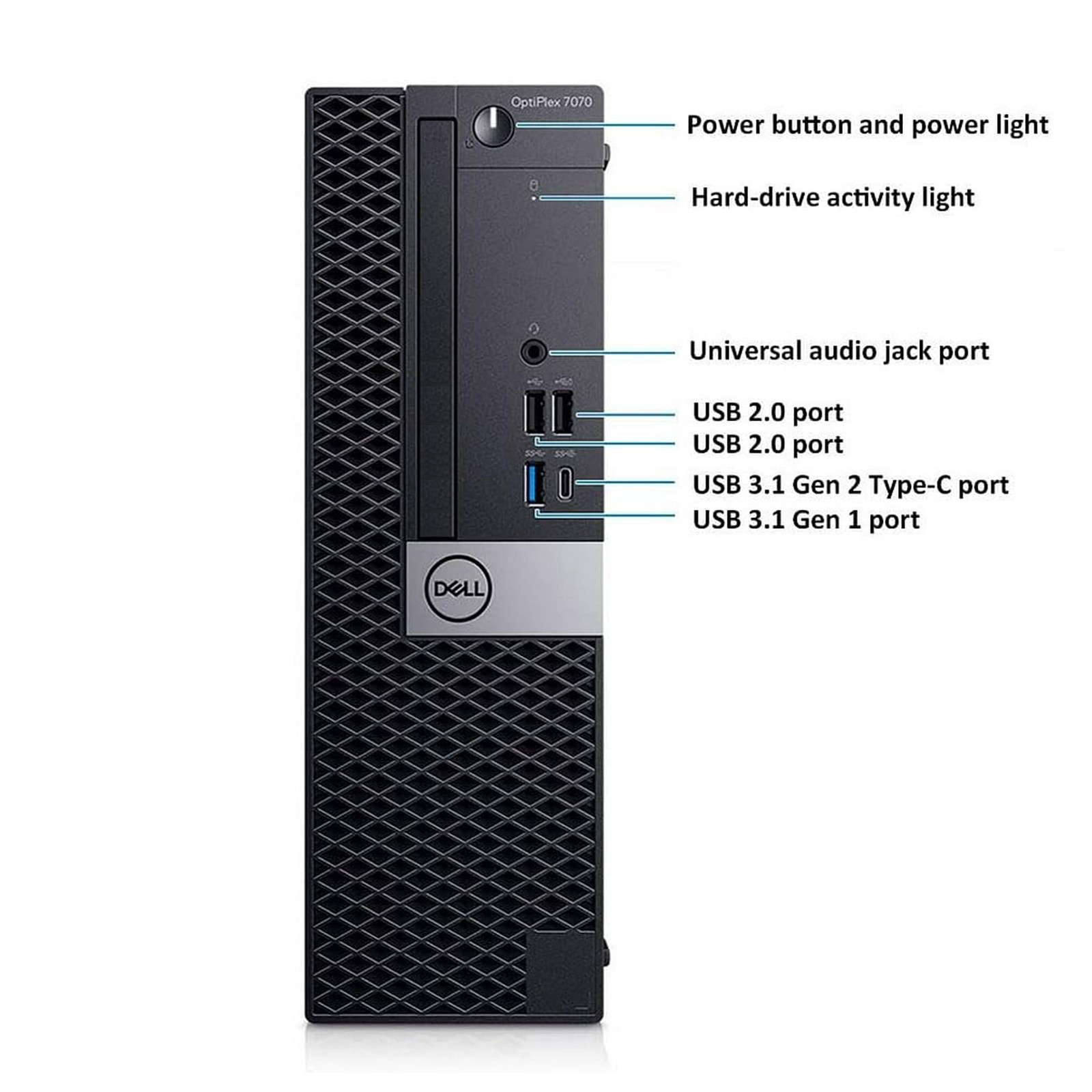Dell OptiPlex 7070 SFF Intel 6-Core i7 32GB 512GB NVMe SSD WiFi HDMI Windows 11