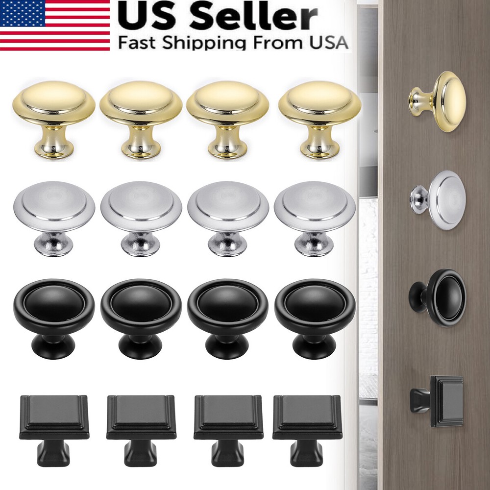 Lot Door Knobs Hardware Cabinet Handles Kitchen Cupboard Drawer Pulls