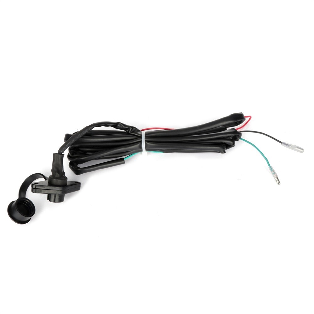For ATV/UTV Rubber Winch Corded Remote Control Kit Switch Universal 12V