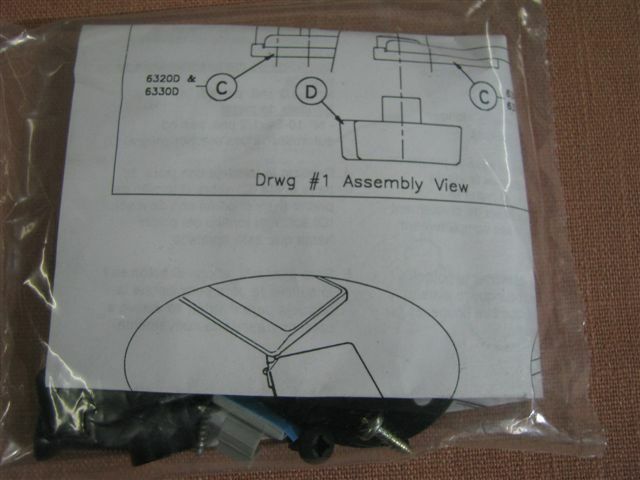 New Lacesse Mount Pivoting Mouse Support Panel for Desk w/ Manual and Hardware