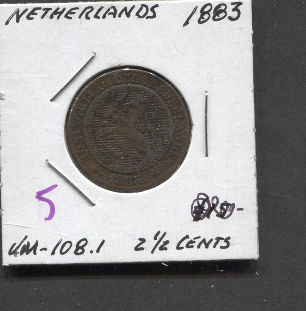 1883-Netherlands-2 1/2 Cents
