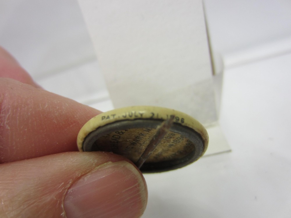Antique Sunol Bicycles Celluloid Pinback