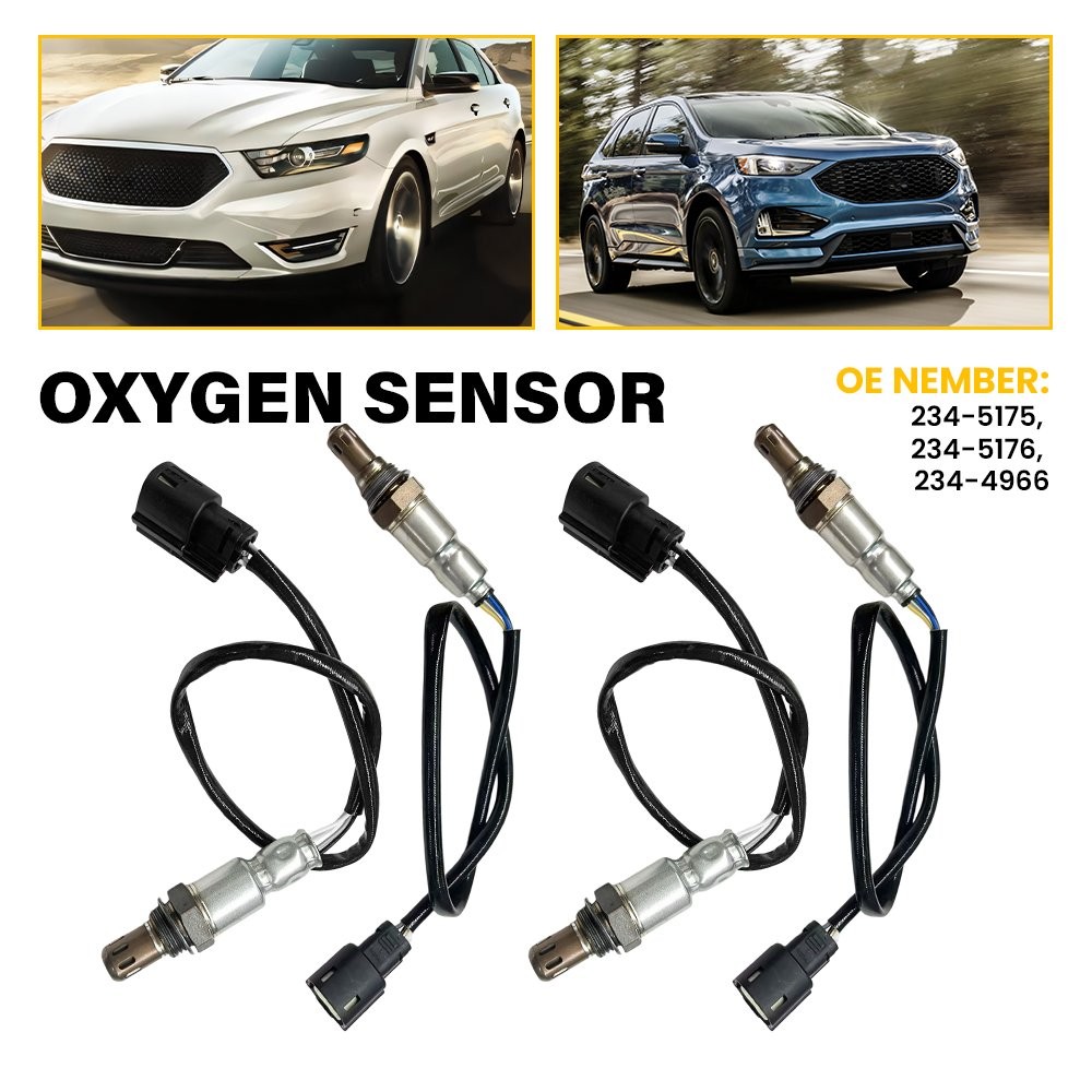 For 2016-2019 Ford Explorer Flex V6 3.5L 4PCS Upstream+Downstream Oxygen Sensor