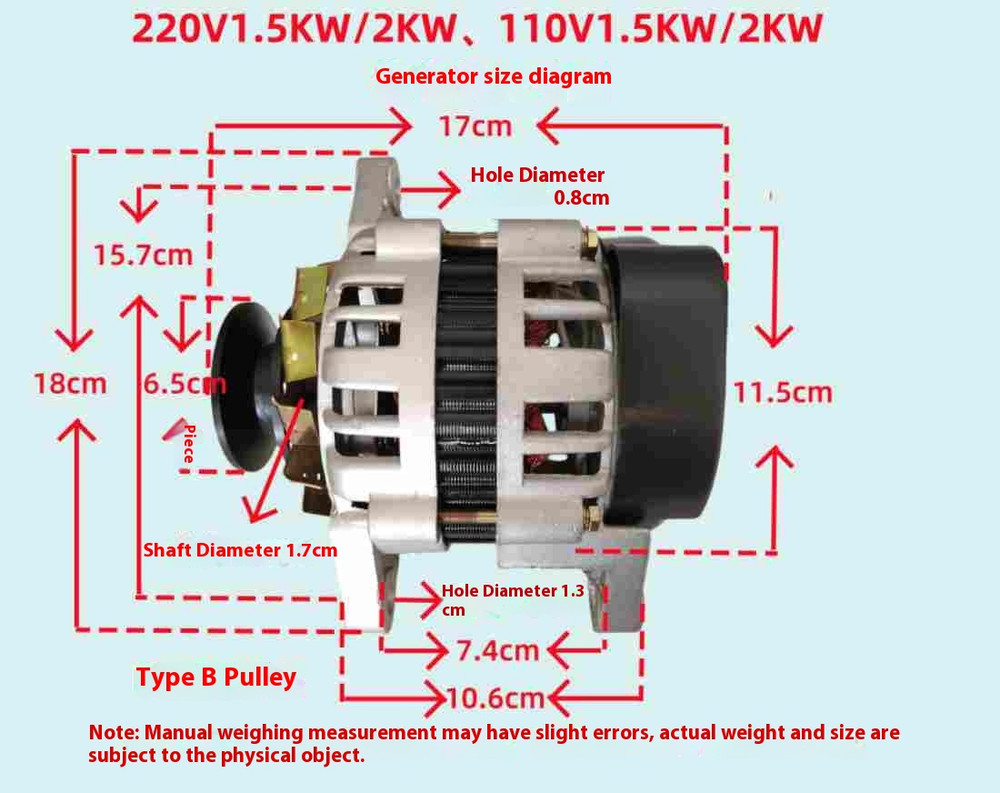 High-power Generators 1500W Permanent Magnet Brushless Constant Voltage