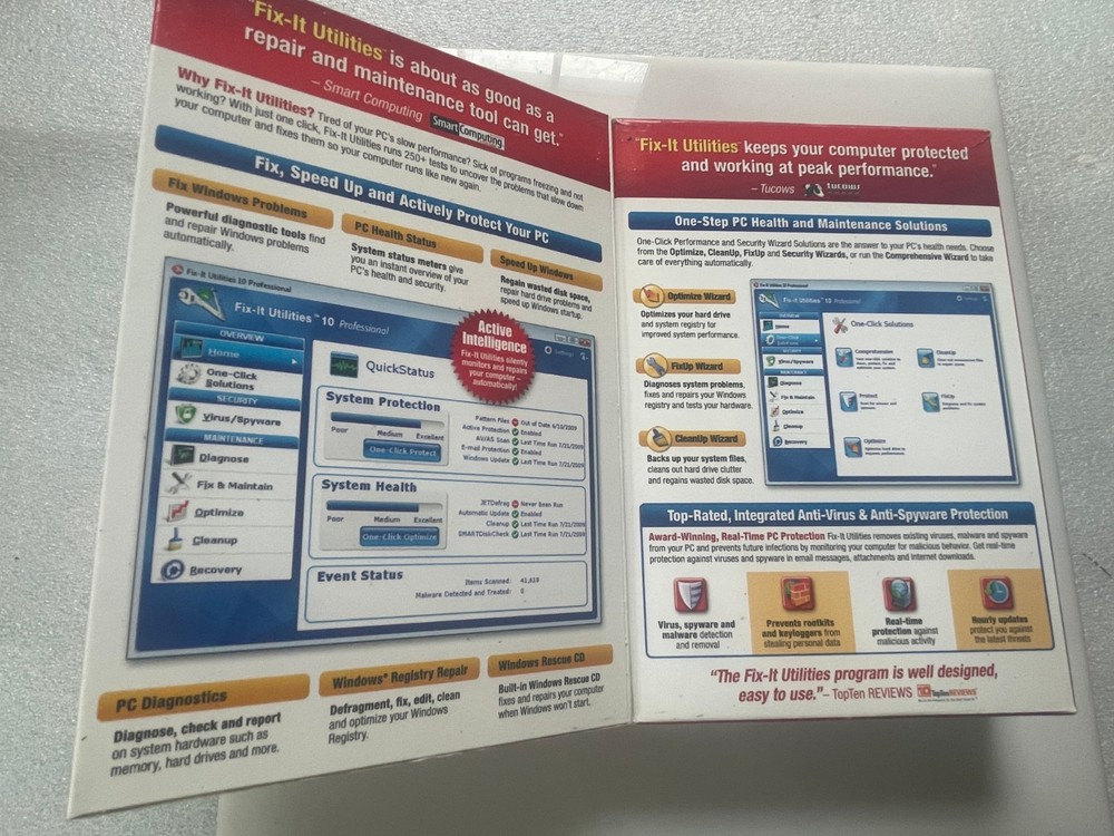 Fix-It Utilities 10 Professional PC Software N887