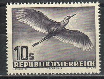 Austria Stamp C59  - Grey Heron