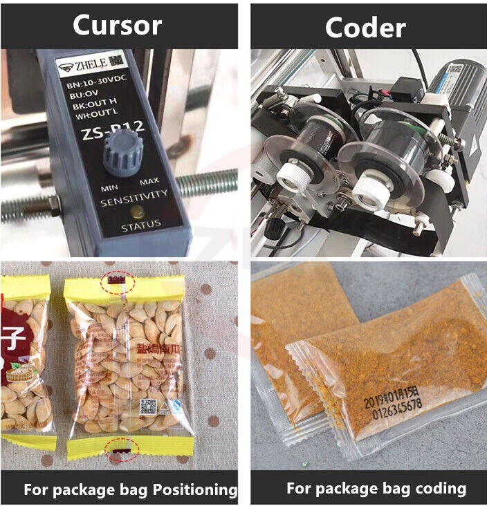 110V Multi-Function Granule Sachet Packaging Filler Form Fill Seal Machine