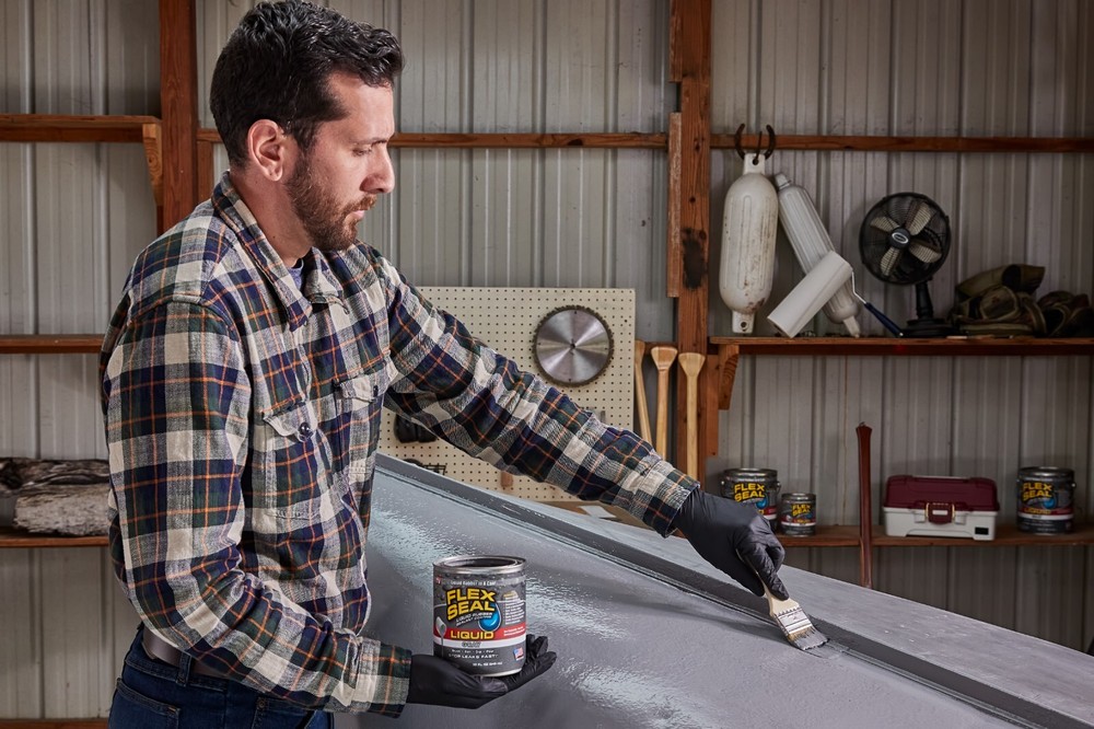 Flex Seal Liquid, 1 Gallon, Gray, Liquid Rubber Coating Sealant