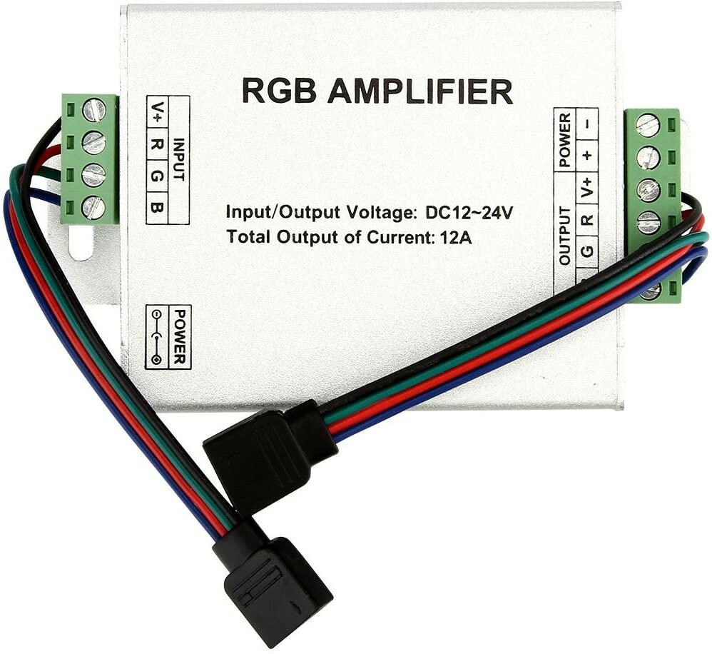 RGB Amplifier(Aluminum version)    12VDC