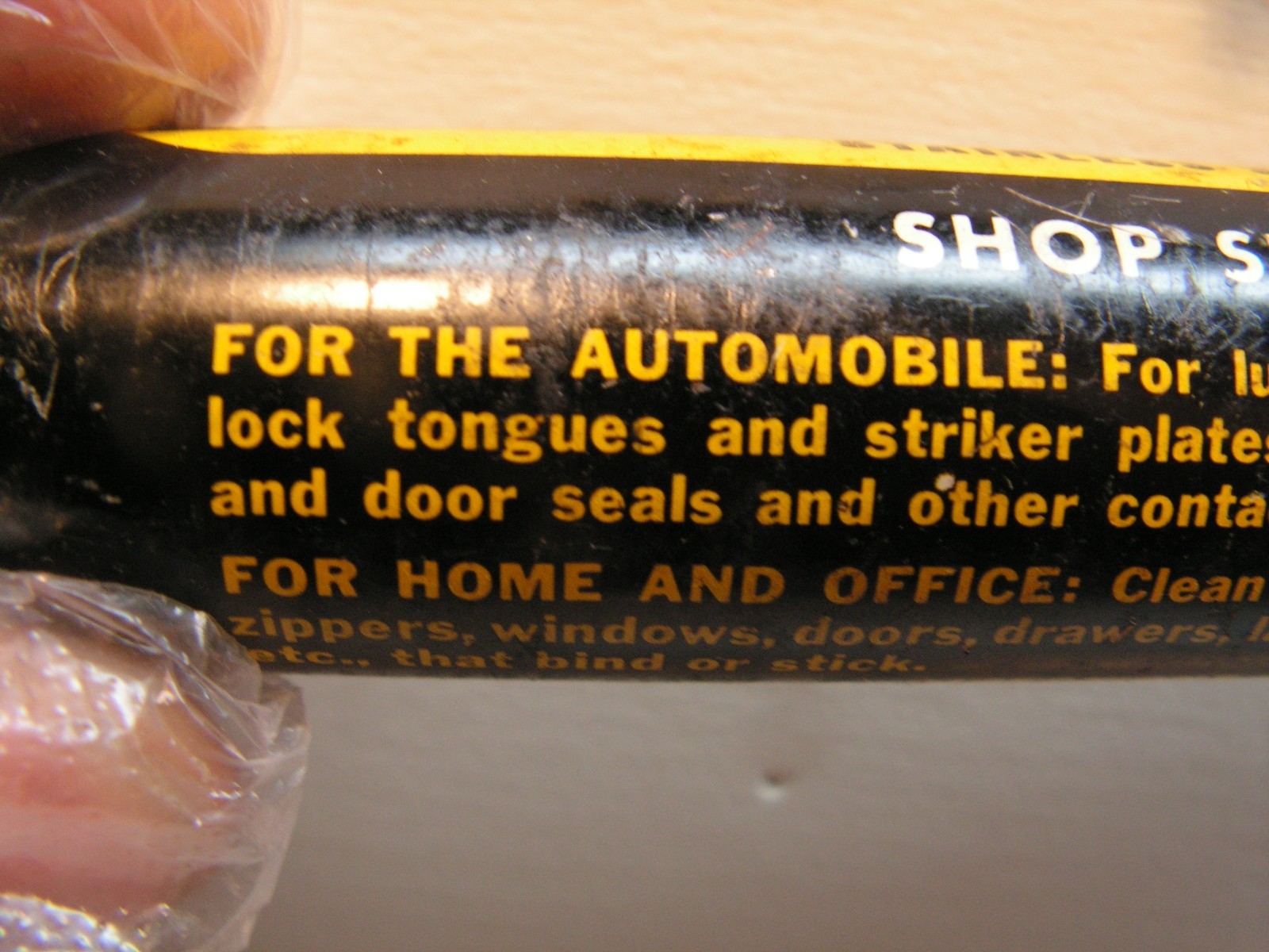 Vintage NAPA Balkamp Metal Door-ease Stainless Stick Lubricant Y & B 75%+ FULL