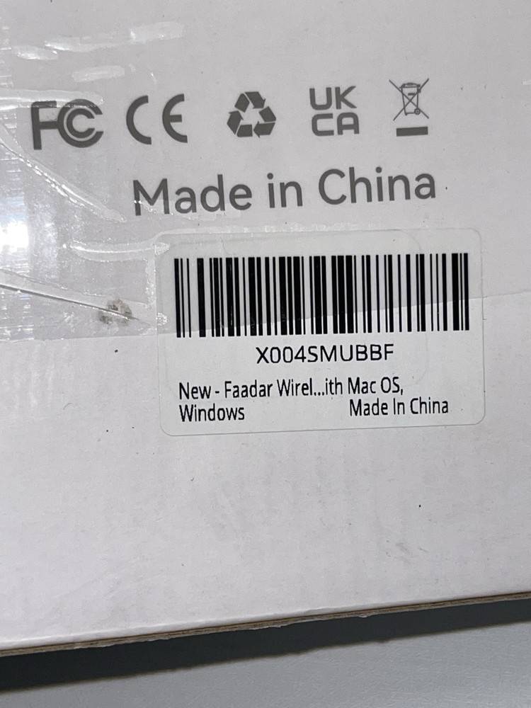 Wireless Keyboard and Mouse Combo, 2.4G Full Size Wave Keys Ergonomic