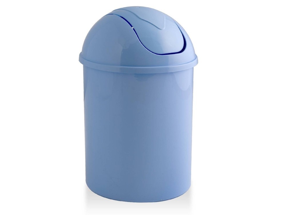 Trash Can With Flip Lid 6 Liters Assorted Colors Not Selectable