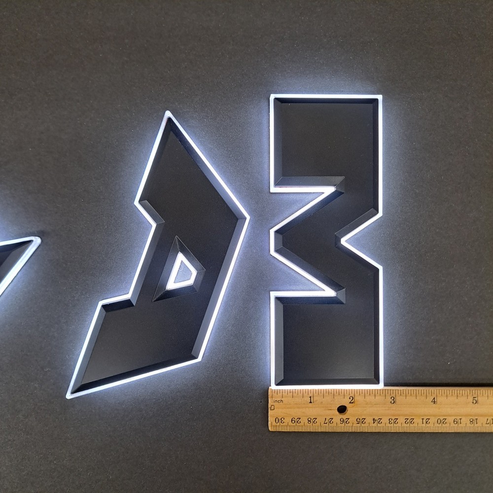 RAM SERIES LED Module Illuminated Emblem 2025 2026 Black