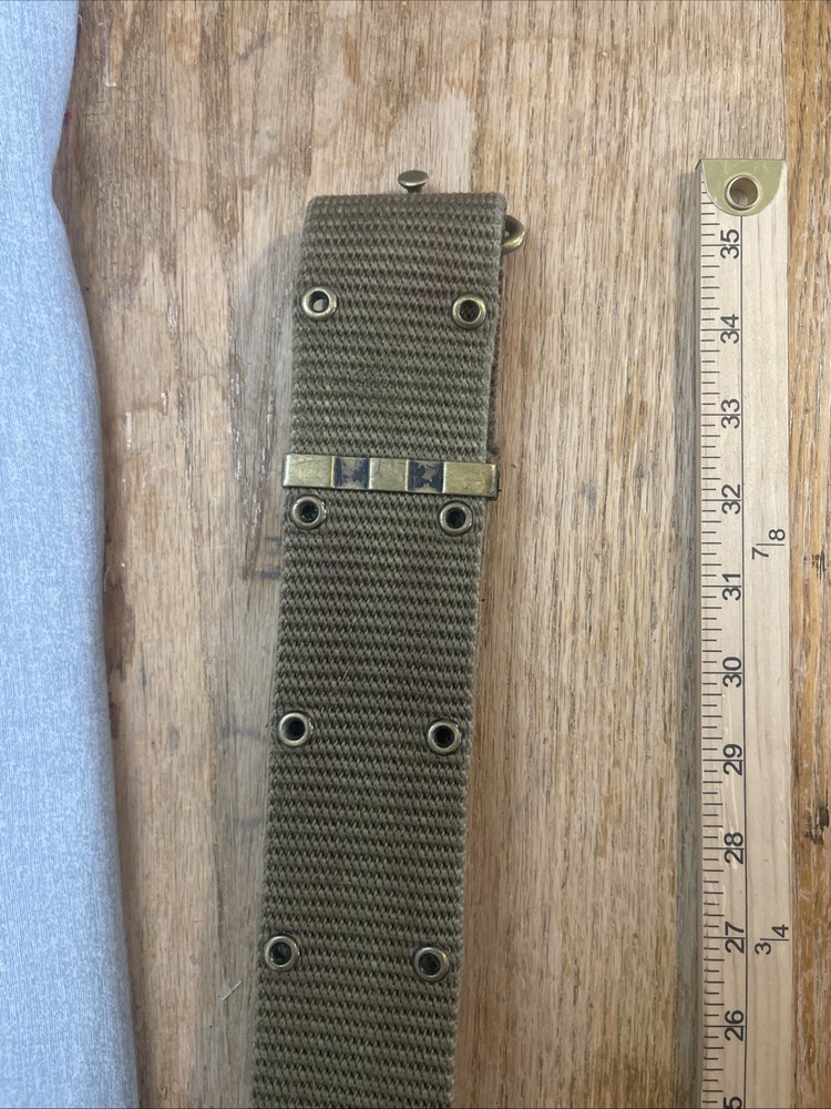 ORIGINAL US ARMY EQUIPMENT FIELD BELT-green