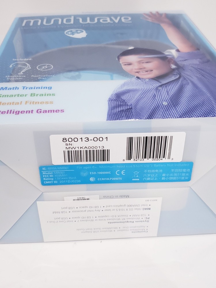 NeuroSky MindWave Mobile Sensing Brainwave Headset Kit MW001