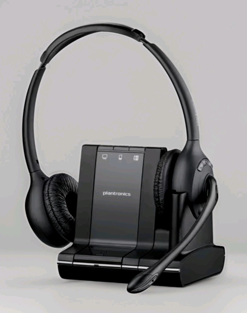 Plantronics Savi W720 Wireless Headset System 83544-01 Open Box READ - Peeling