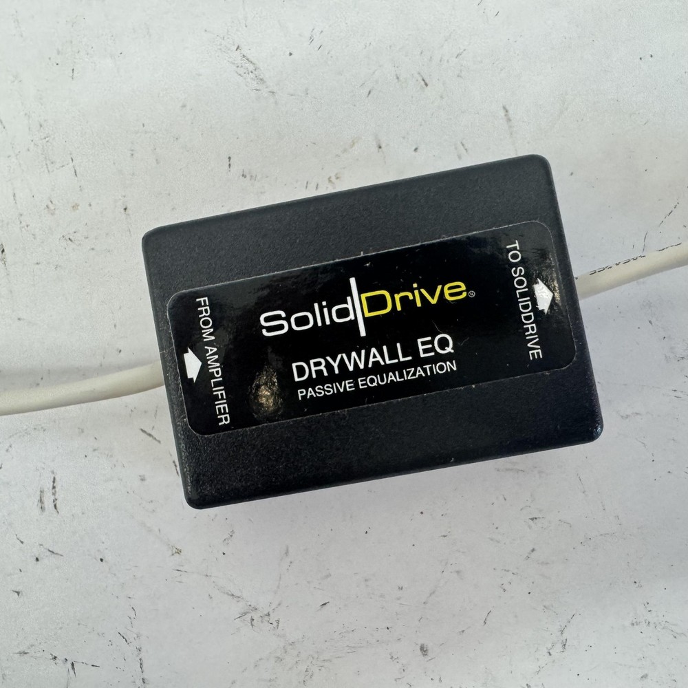 SolidDrive Drywall EQ Passive Equalization Module Audio Adapter Black Unit