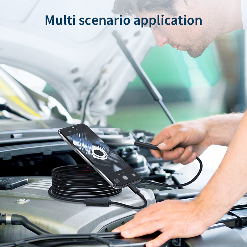 9.84FT Wireless Endoscope WiFi Borescope Inspection Camera for iPhone Android