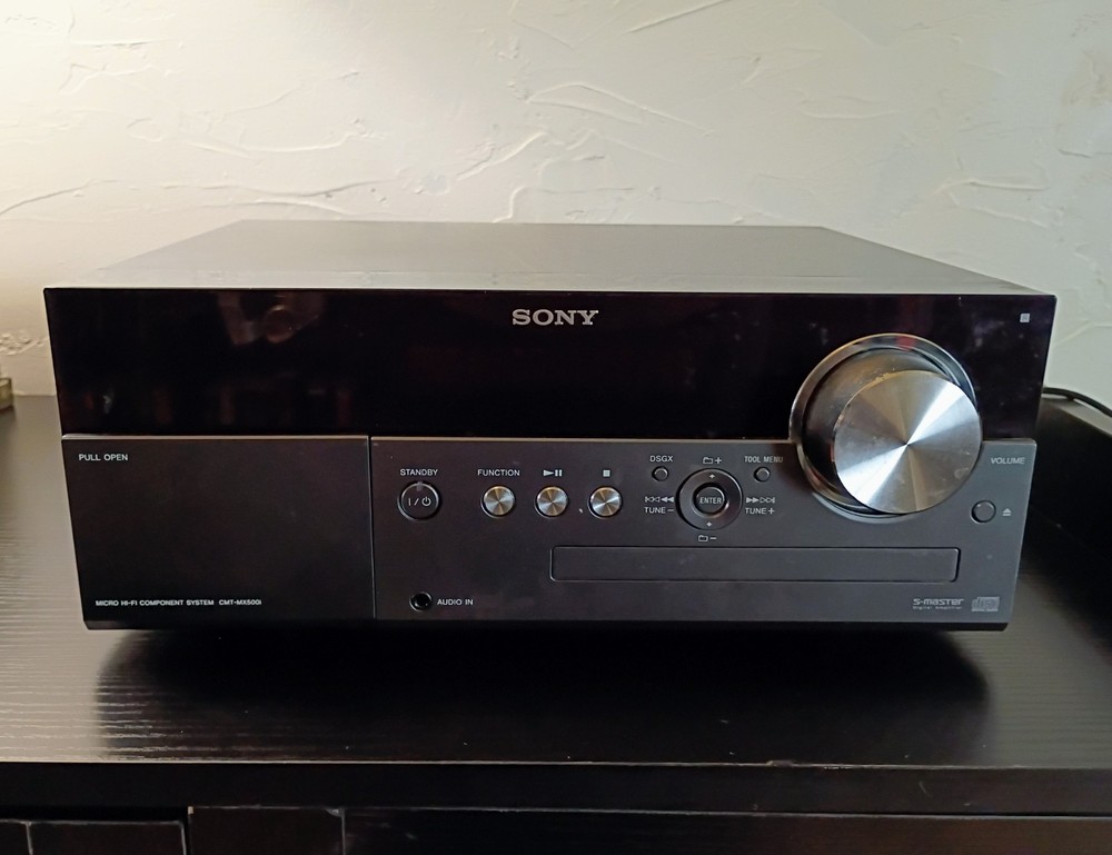 Sony CMT-MX500i Desktop Micro System W/ iPod Dock Deck Only