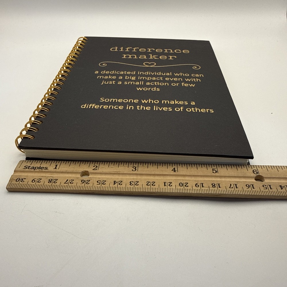 Difference Maker Spiral Bound Notebook/Journal/Drawing