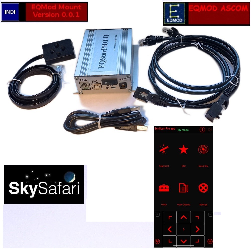 EQStarPROII – Silent GOTO Controller for Equatorial Mounts