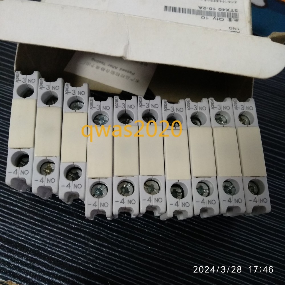 10PC New Siemens 3TX4010-2A Contactor Block