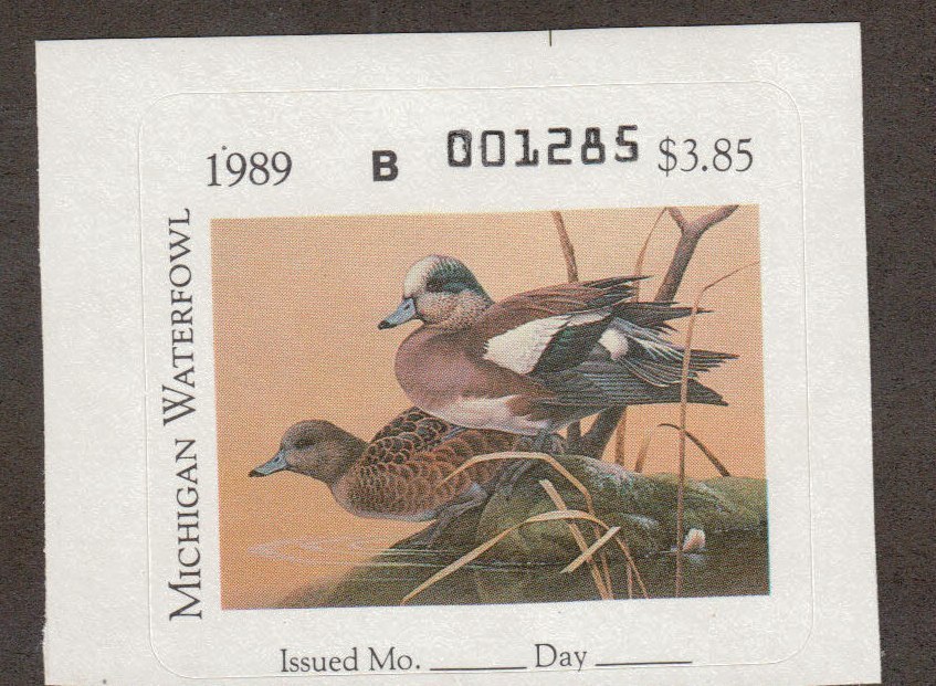 MI14 Michigan  State Duck Stamp. Single.  MNH. OG.