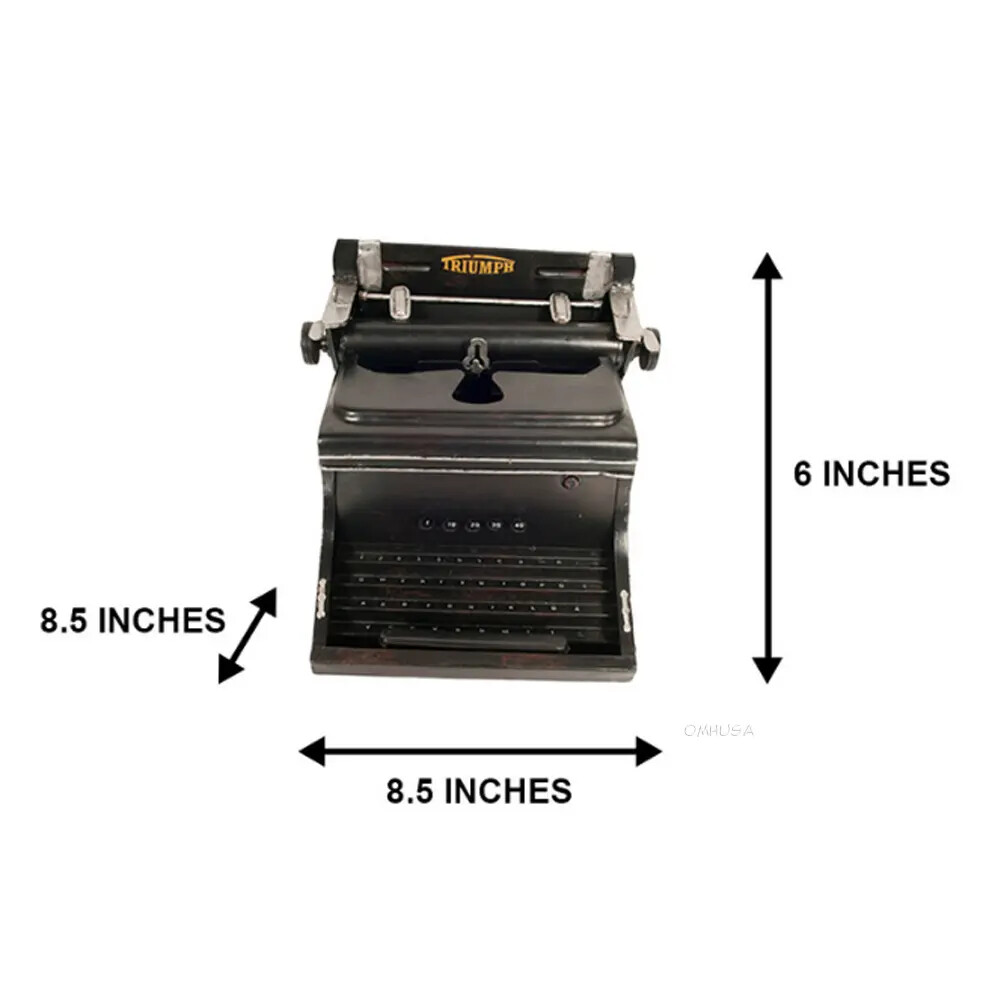 Historic 1945 Triumph Typewriter – Handmade German Display Replica