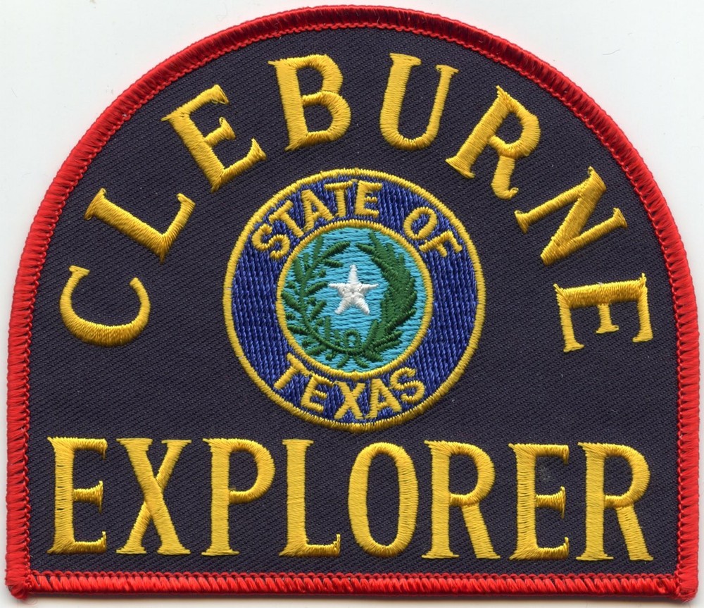 CLEBURNE TEXAS TX EXPLORER POLICE PATCH