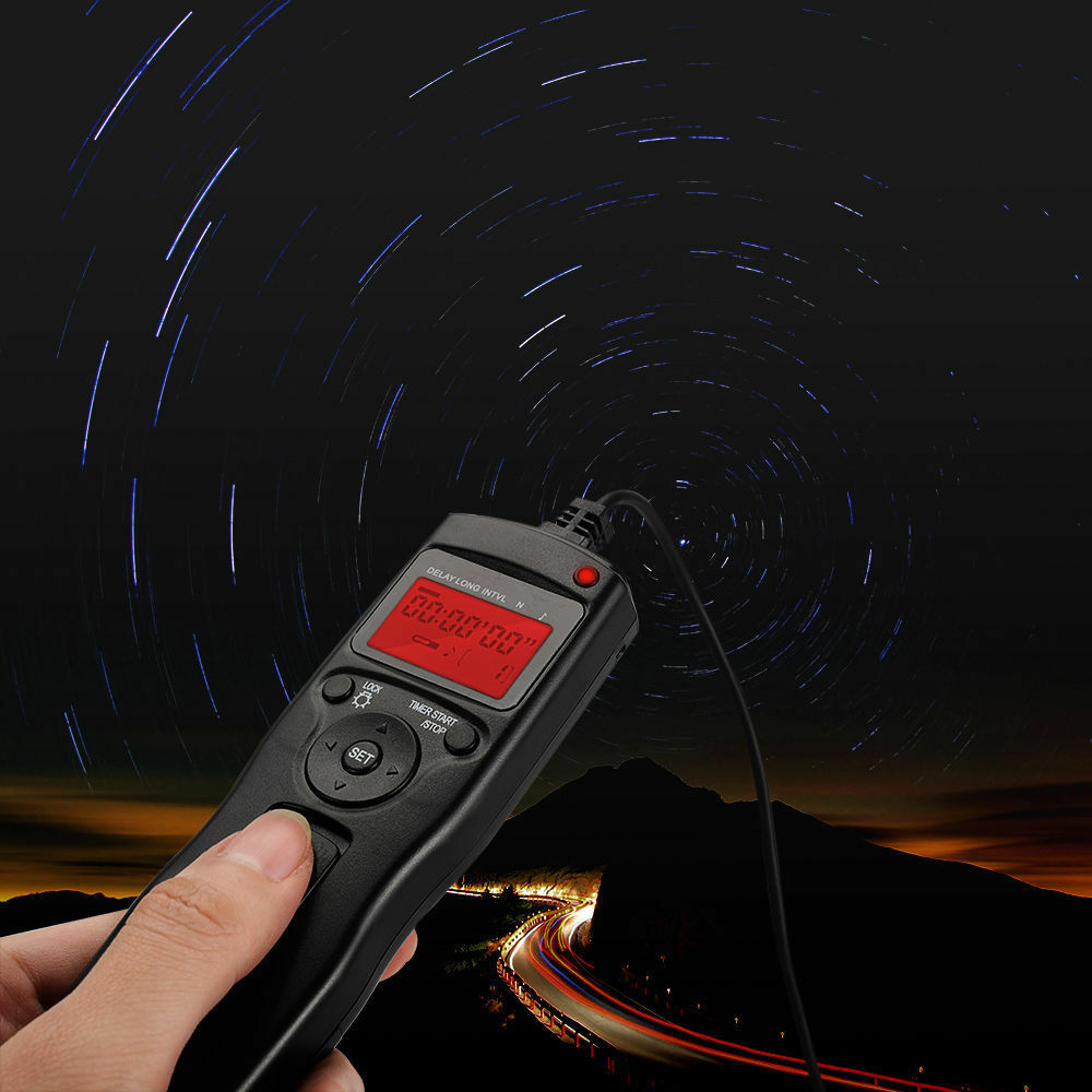 LCD intervalometer Timer Remote Control for Canon EOS 5D Mark II Mark III 6D 7D